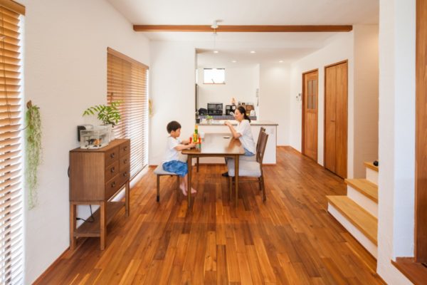施工事例 | 無添加住宅だから出来た、家族の思いがつまった理想の家 | 愛媛県の注文住宅は無添加住宅正規代理店みのりホームへ