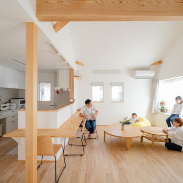 施工事例 | 光が差し込むリビング空間 | 愛媛県の注文住宅は無添加住宅正規代理店みのりホームへ