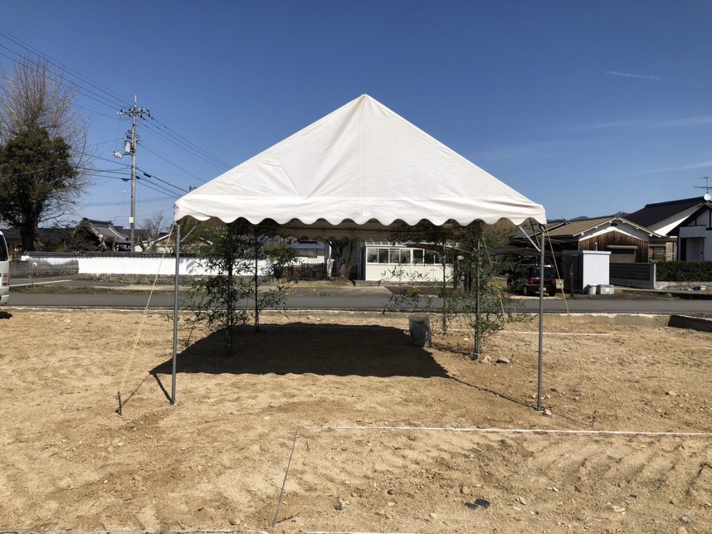 地鎮祭準備
